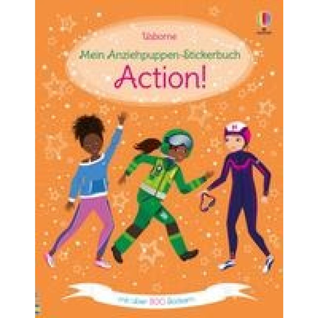 9781789418743 - Meine Anziehpuppen-Stickerbücher   Mein Anziehpuppen-Stickerbuch Action! - Fiona Watt Kartoniert (TB)