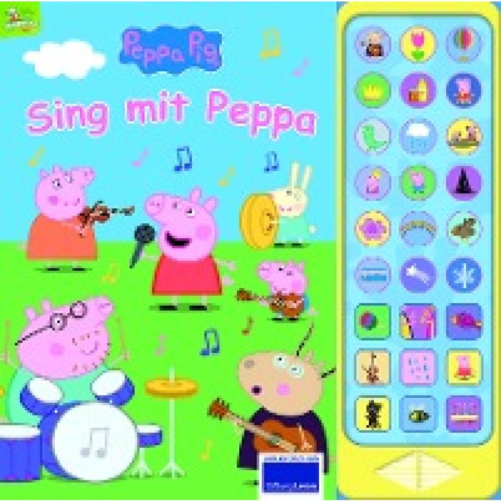 9781503751828 - Peppa Pig - Sing mit Peppa Pig - 27-Button-Soundbuch mit 24 Seiten für Kinder ab 3 Jahren - mit bekannten Kinderliedern und Geräuschen 9781503751828 - Peppa Pig - Sing mit Peppa Pig - 27-Button-Soundbuch mit 24 Seiten für Kinder ab 3 Jahren - mit bekannten Kinderliedern und Geräuschen