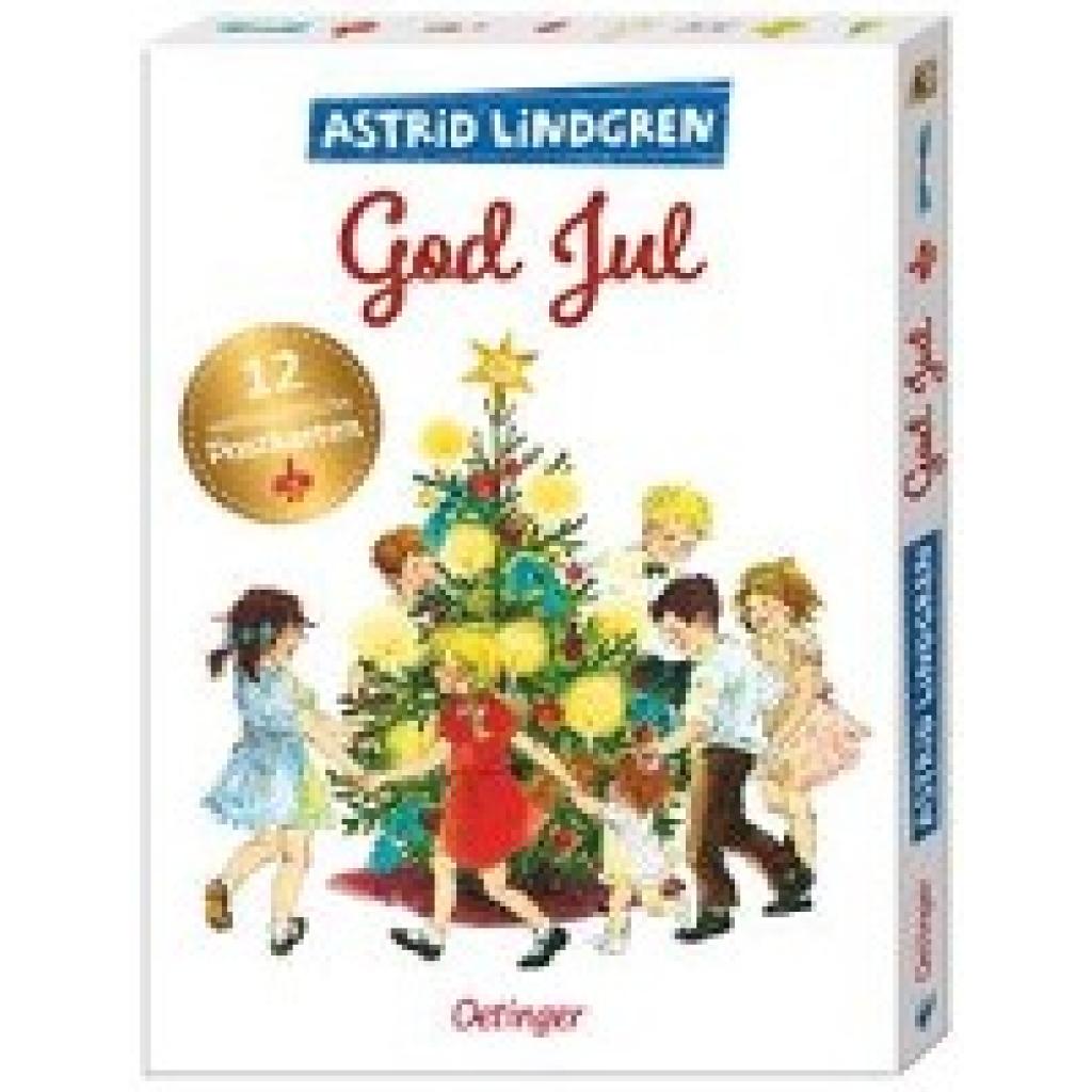 Lindgren, Astrid: Astrid Lindgren. God Jul. 12 wunderschöne Weihnachtskarten zum Verschicken