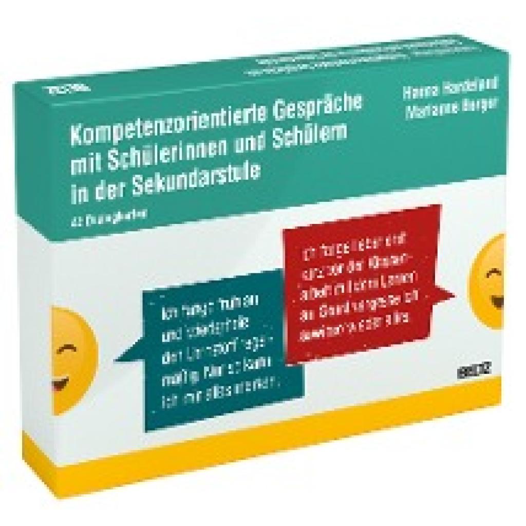 4019172200138 - Kompetenzorientierte Gespräche mit Schülerinnen und Schülern in der Sekundarstufe - Hanna Hardeland Marianne Berger-Riesmeier Box