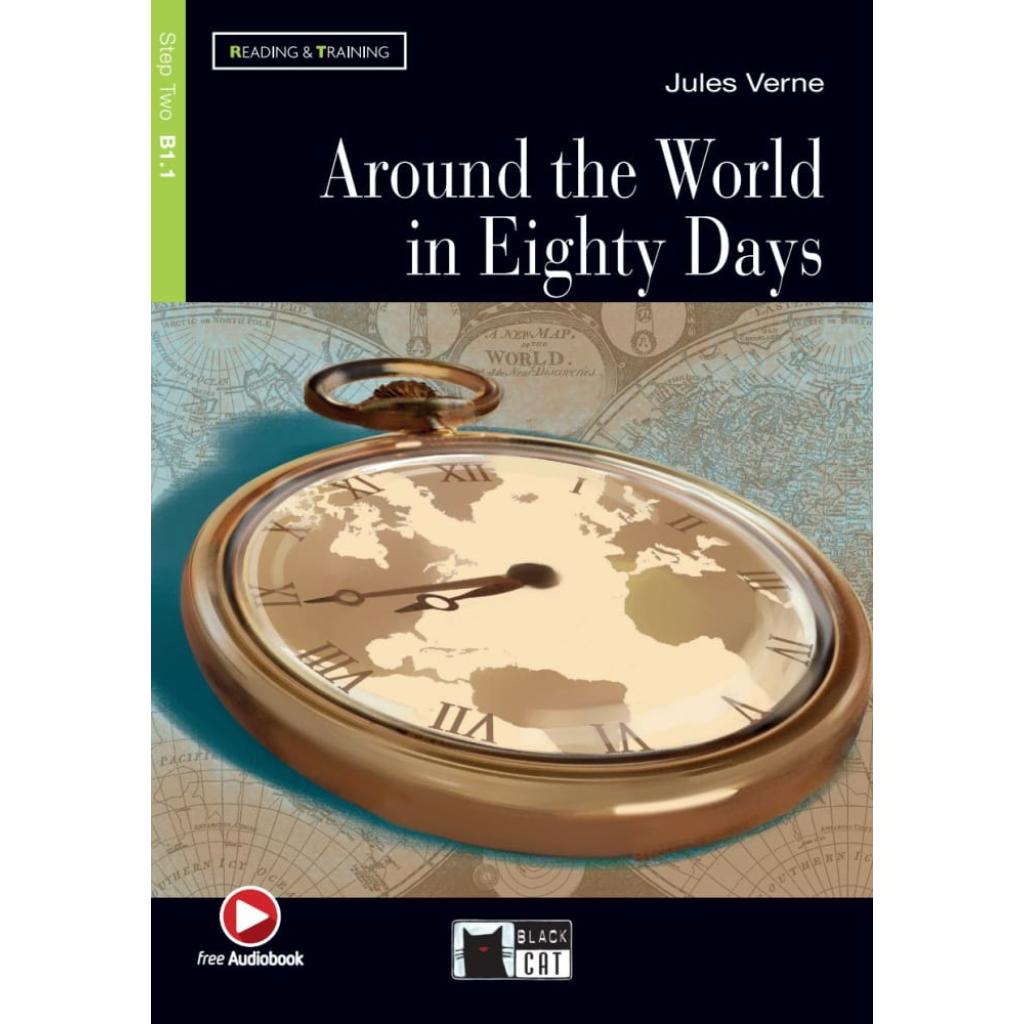 9783125000643 - Black Cat Reading & training Around the World in 80 days w CD-ROM - Jules Verne Kartoniert (TB) 9783125000643 - Black Cat Reading & training Around the World in 80 days w CD-ROM - Jules Verne Kartoniert (TB)