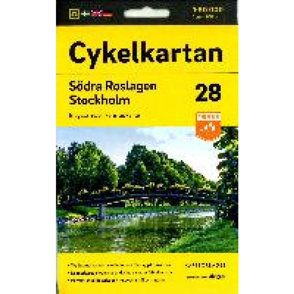 Cykelkartan Blad 28 S:a Roslagen/Stockholm