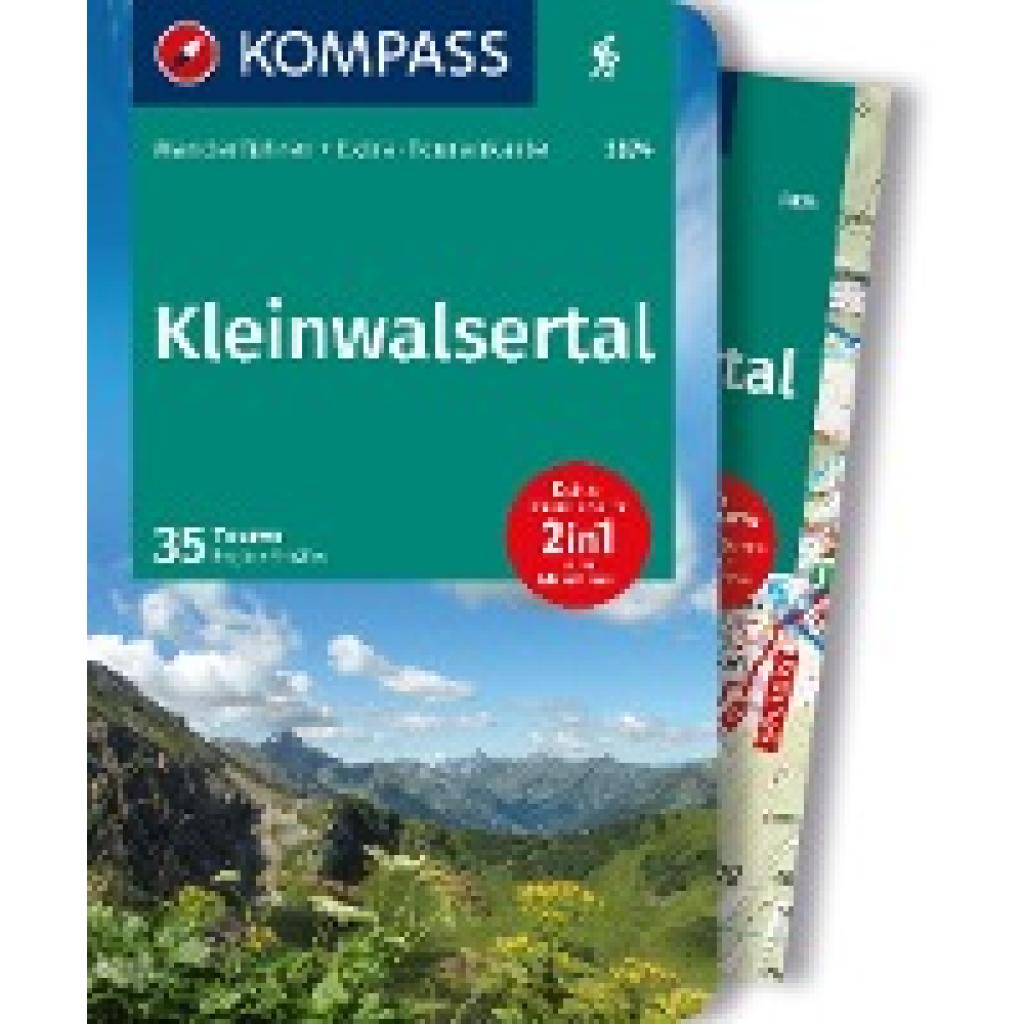 Schäfer, Brigitte: KOMPASS Wanderführer Kleinwalsertal, 35 Touren mit Extra-Tourenkarte