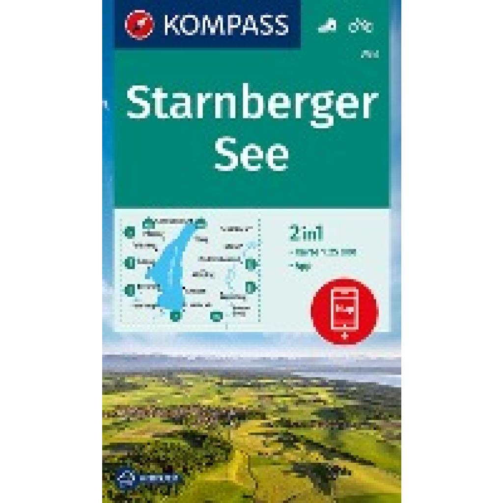 KOMPASS Wanderkarte 793 Starnberger See 1:25.000