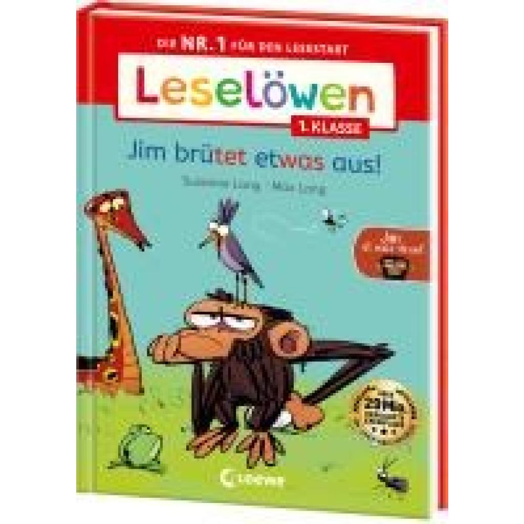 9783743217256 - Leselöwen 1 Klasse Leselöwen 1 Klasse - Jim ist mies drauf - Jim brütet etwas aus! - Suzanne Lang Gebunden 9783743217256 - Leselöwen 1 Klasse Leselöwen 1 Klasse - Jim ist mies drauf - Jim brütet etwas aus! - Suzanne Lang Gebunden