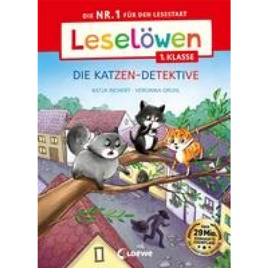 9783743216617 - Leselöwen 1 Klasse   Leselöwen 1 Klasse - Die Katzen-Detektive (Großbuchstabenausgabe) - Katja Richert Gebunden