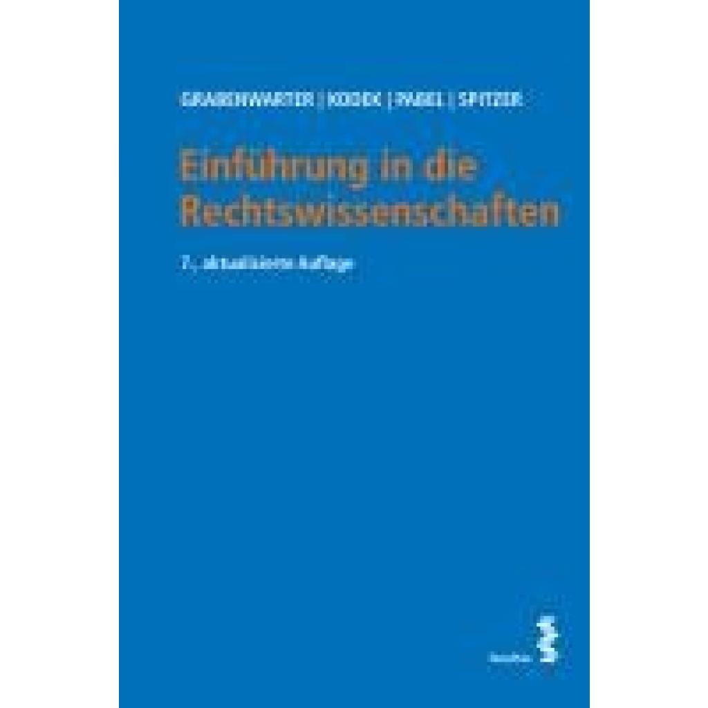 9783708925080 - Grabenwarter Christoph Einführung in die Rechtswissenschaften 9783708925080 - Grabenwarter Christoph Einführung in die Rechtswissenschaften