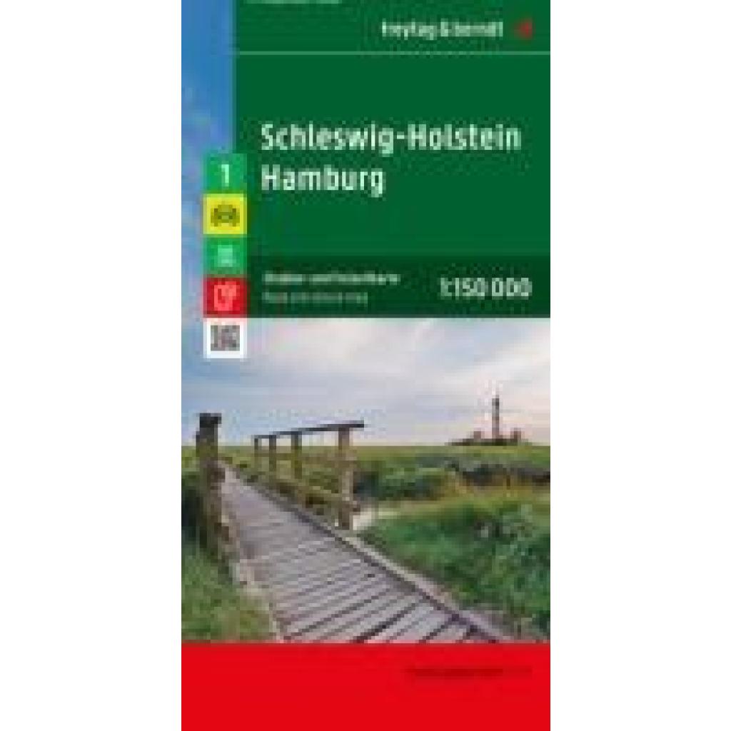 9783707923193 - Schleswig-Holstein - Hamburg Straßen- und Freizeitkarte 1150000 freytag & berndt Karte (im Sinne von Landkarte)