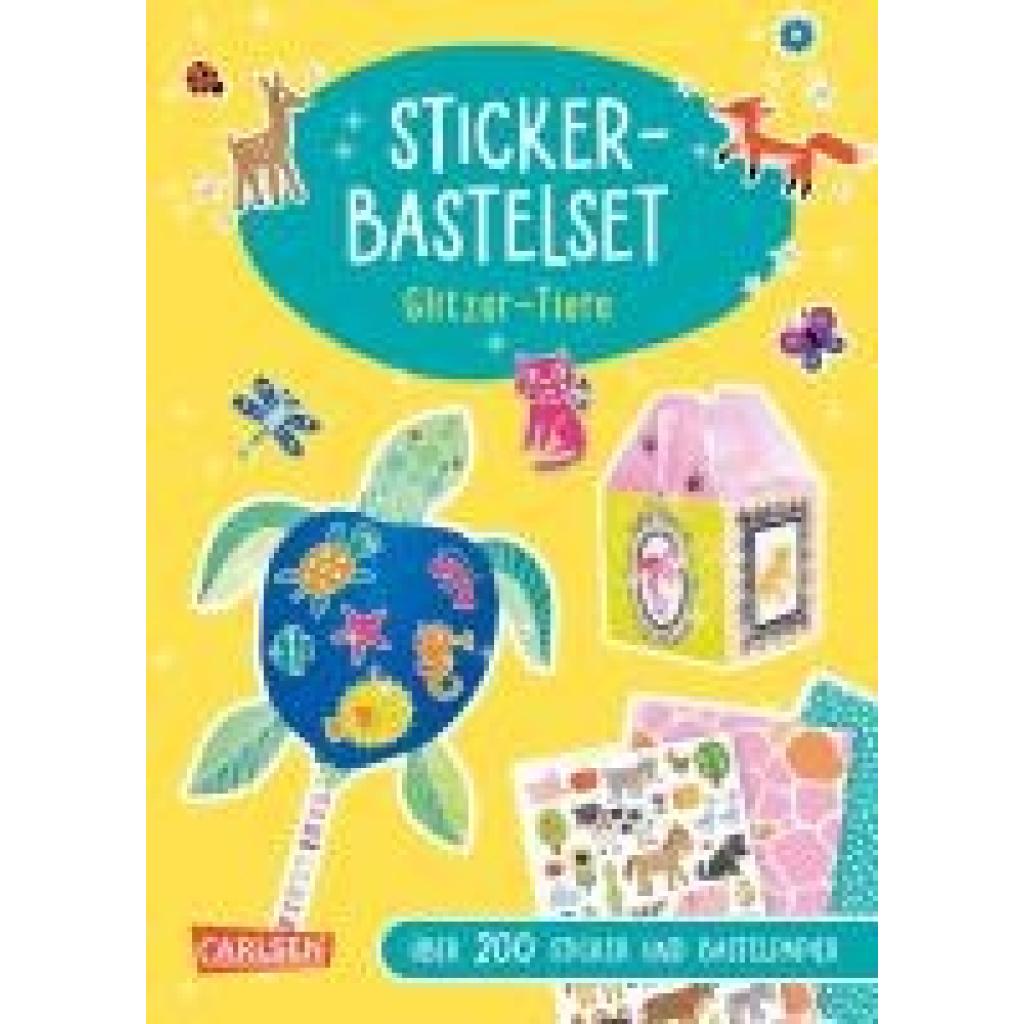 9783551191892 - Poitier Anton Bastelset für Kinder Sticker-Bastelset Glitzer-Tiere 9783551191892 - Poitier Anton Bastelset für Kinder Sticker-Bastelset Glitzer-Tiere
