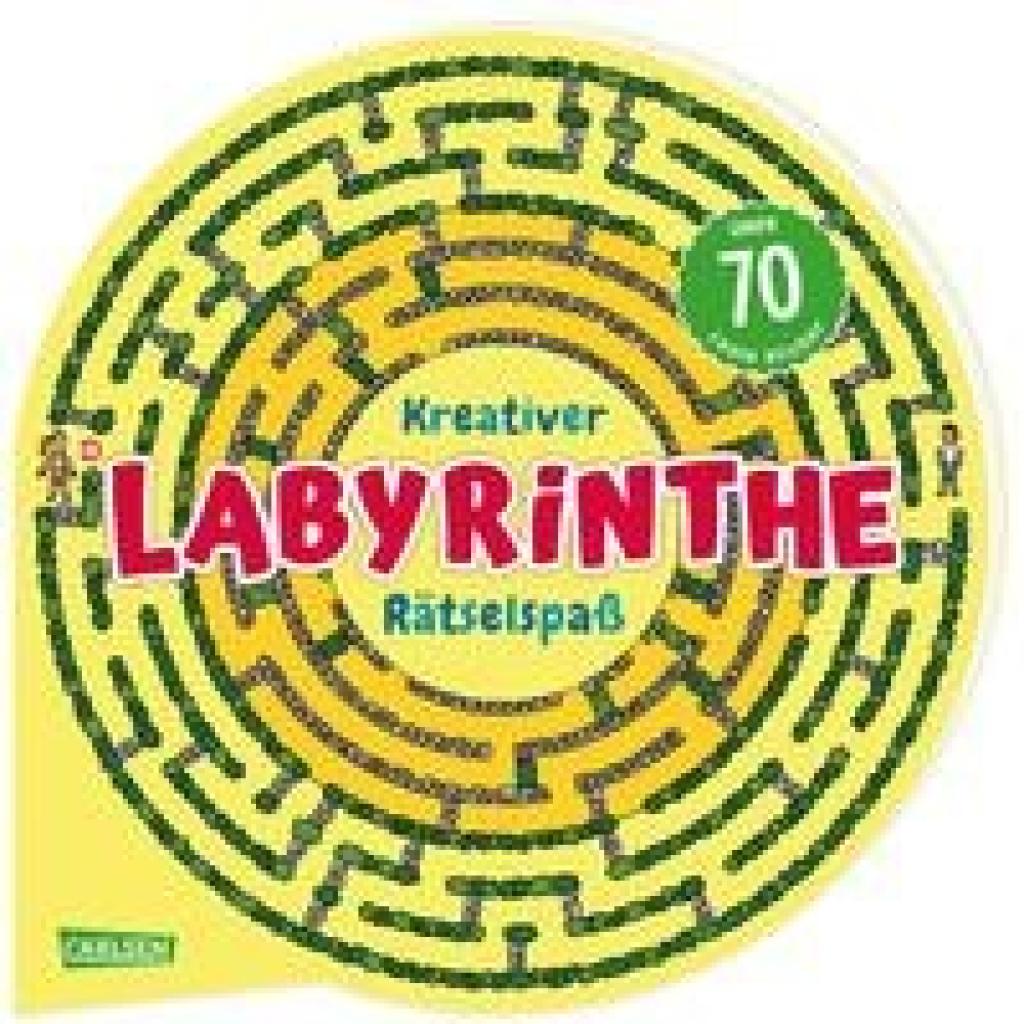 9783551191663 - Kreativer Labyrinthe-Rätselspaß - Anton Poitier Kartoniert (TB)