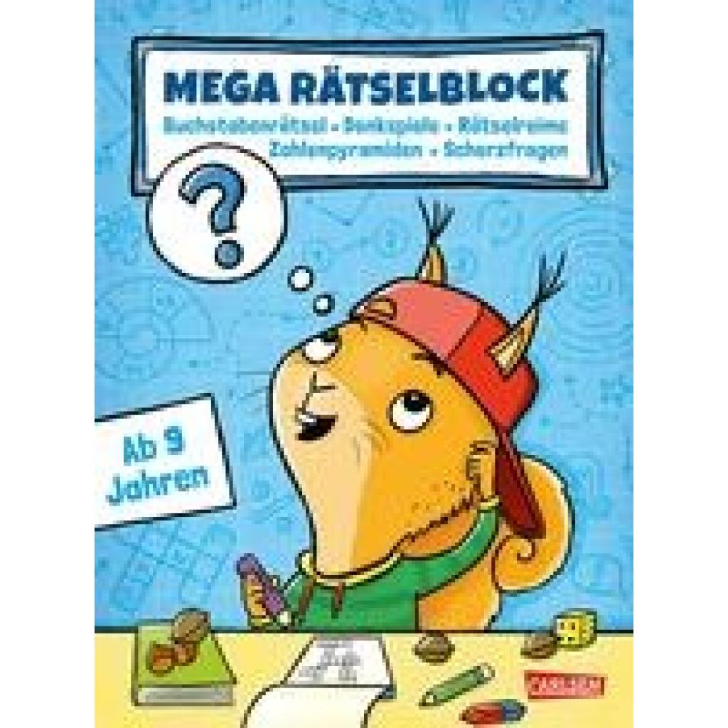 9783551190826 - Mega Rätselblock - Buchstabenrätsel Denkspiele Zahlenpyramiden Rätselreime Scherzfragen - Jasmin Riter Kartoniert (TB) 9783551190826 - Mega Rätselblock - Buchstabenrätsel Denkspiele Zahlenpyramiden Rätselreime Scherzfragen - Jasmin Riter Kartoniert (TB)