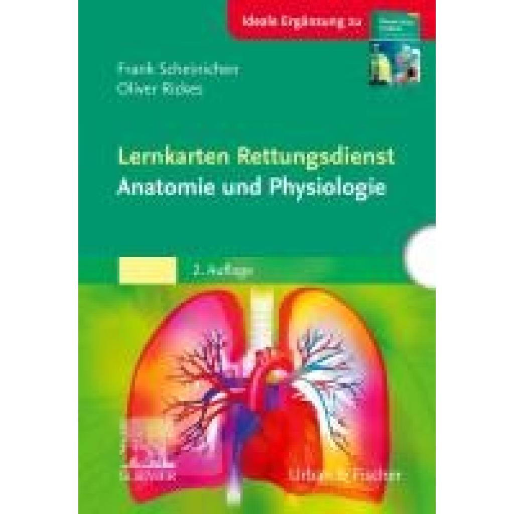 9783437487613 - Lernkarten Rettungsdienst - Anatomie und Physiologie - Frank Scheinichen Oliver Rickes Box