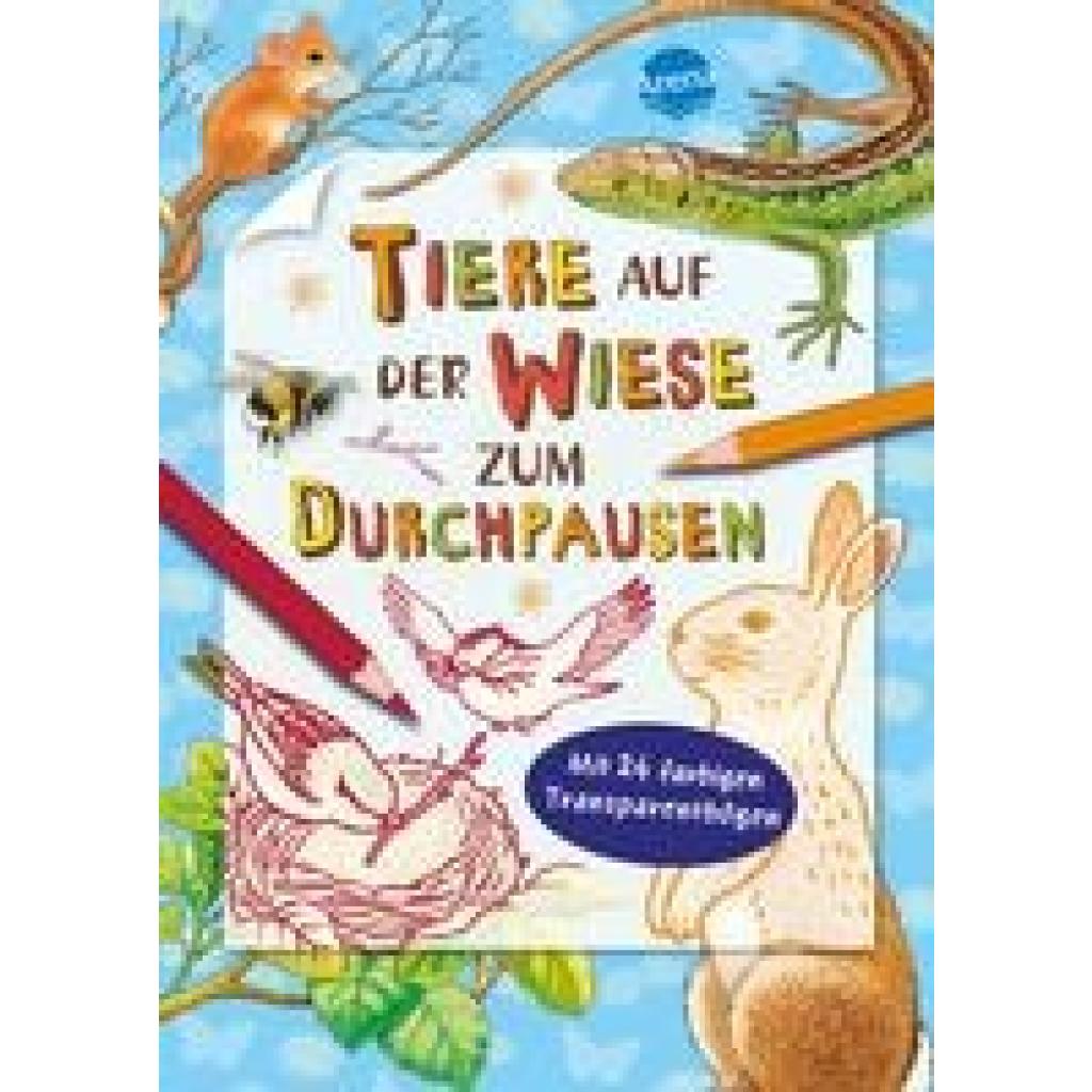 9783401715377 - Tiere auf der Wiese zum Durchpausen Kartoniert (TB)