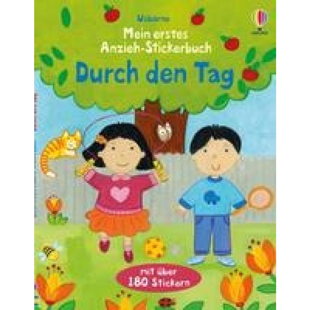9781789418750 - Mein erstes Anzieh-Stickerbuch Durch den Tag - Felicity Brooks Kartoniert (TB)