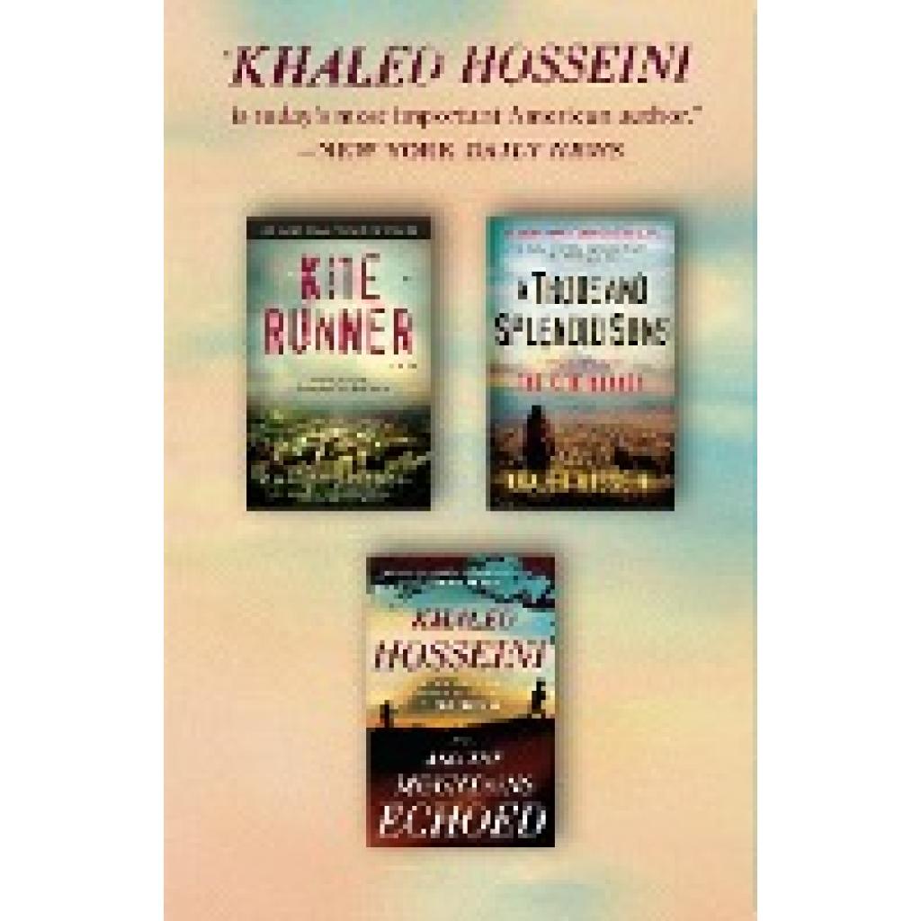 9781101981795 - Hosseini Khaled The Kite Runner   A Thousand Splendid Suns   And the Mountains Echoed Box Set