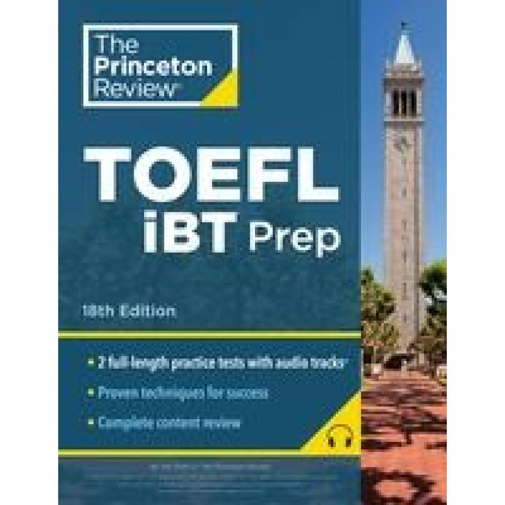 9780593517444 - Princeton Review TOEFL iBT Prep with Audio Listening Tracks 2023 - The Princeton Review Kartoniert (TB)