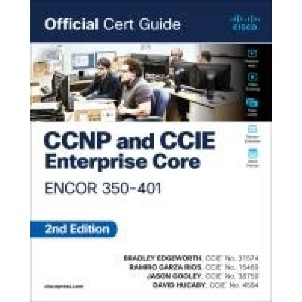 9780138216764 - Edgeworth Brad CCNP and CCIE Enterprise Core Encor 350-401 Official Cert Guide