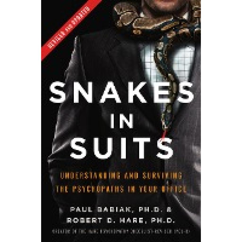 9780062697547 - Snakes in Suits - Paul Babiak Robert D Hare Gebunden