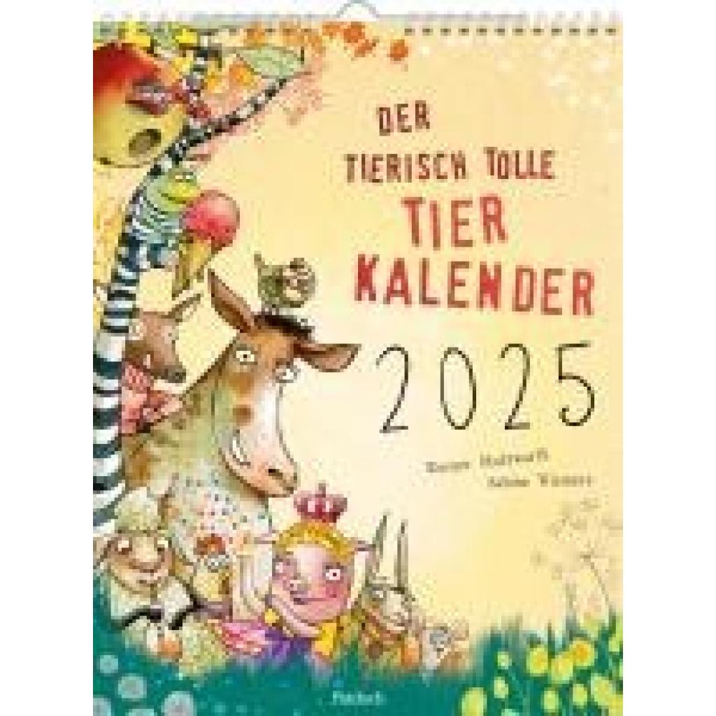 Holzwarth, Werner: Wandkalender 2025: Der tierisch tolle Tierkalender