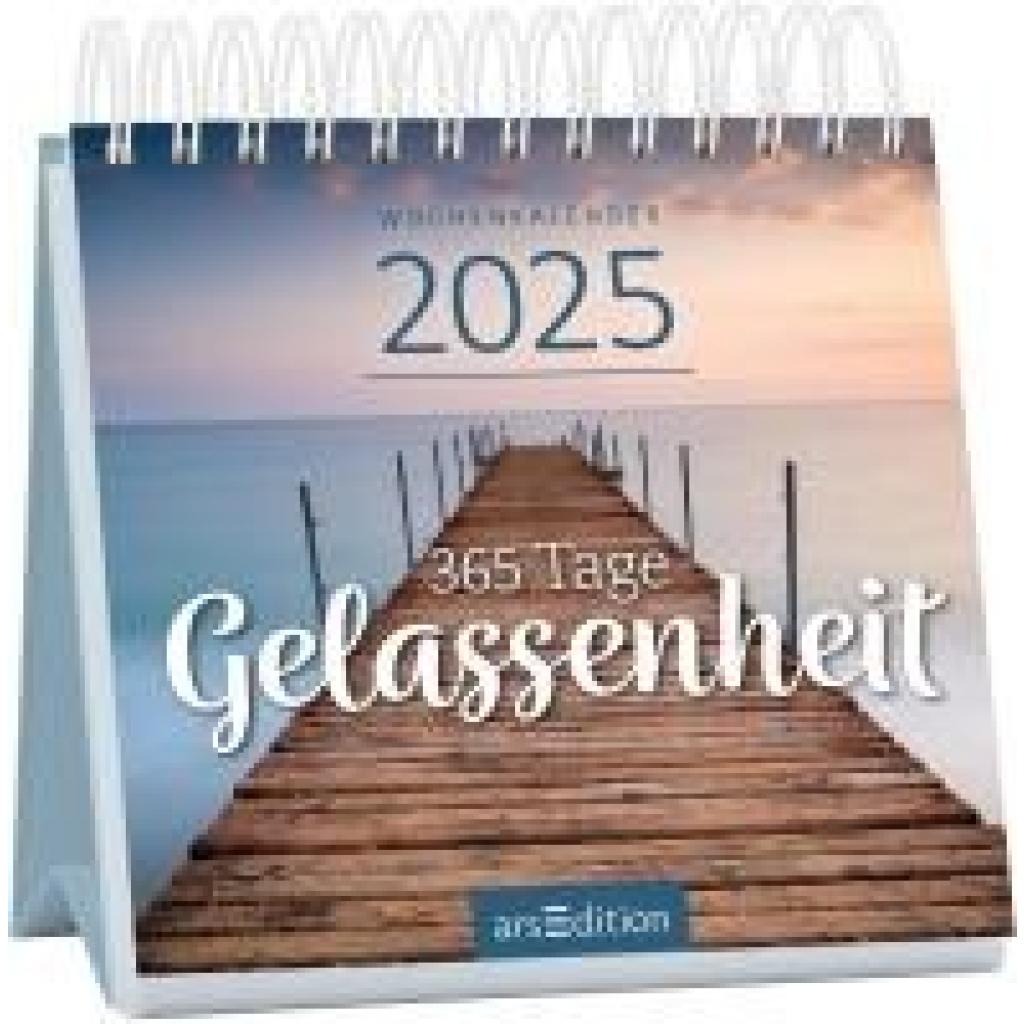 Mini-Wochenkalender 365 Tage Gelassenheit 2025