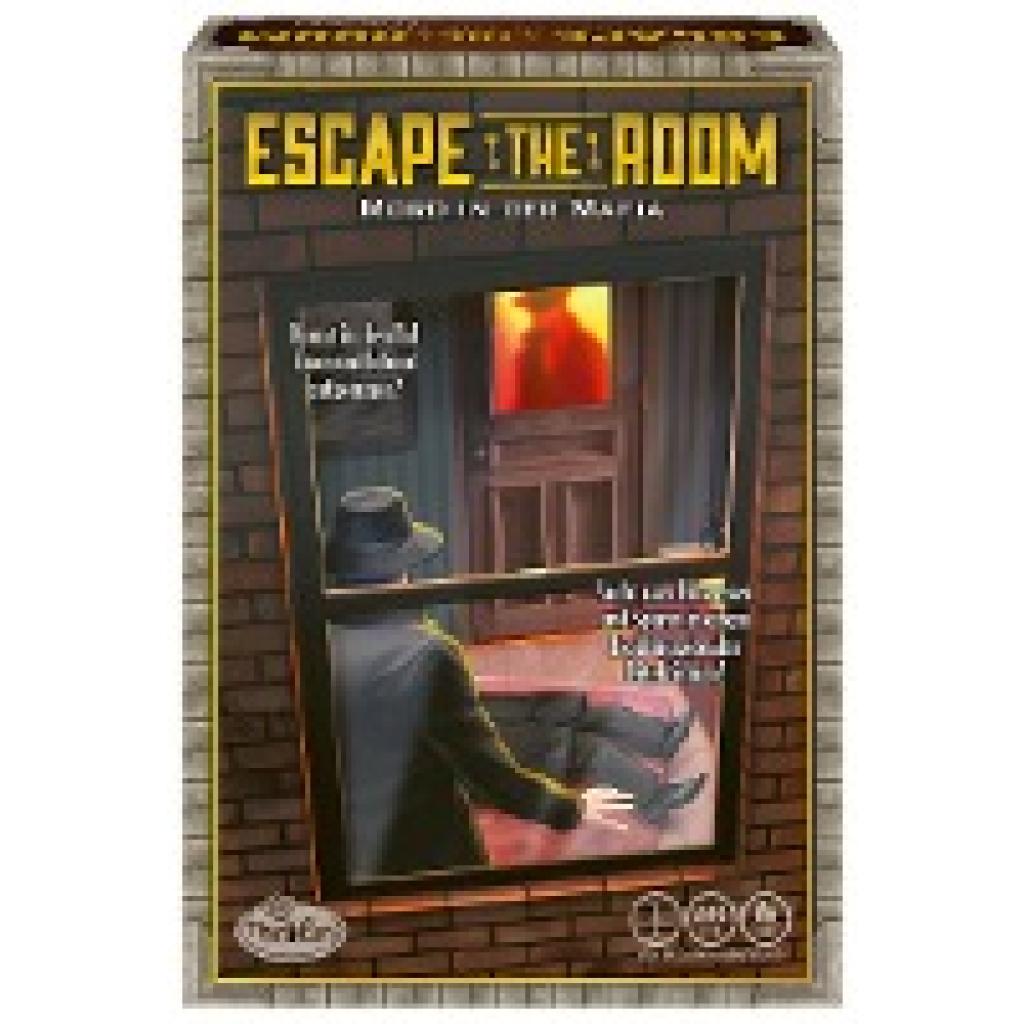 ThinkFun - 76535 - Escape the Room - Mord in der Mafia, könnt ihr den Fall lösen und lebend entkommen? Ein spannendes Es