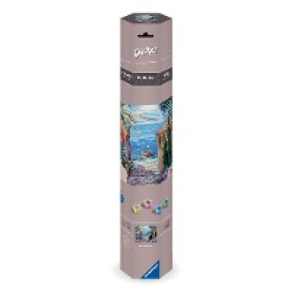 Ravensburger CreArt - Malen nach Zahlen 23913 - Mediterrane Landschaft - ab 14 Jahren - Malen auf Leinwand