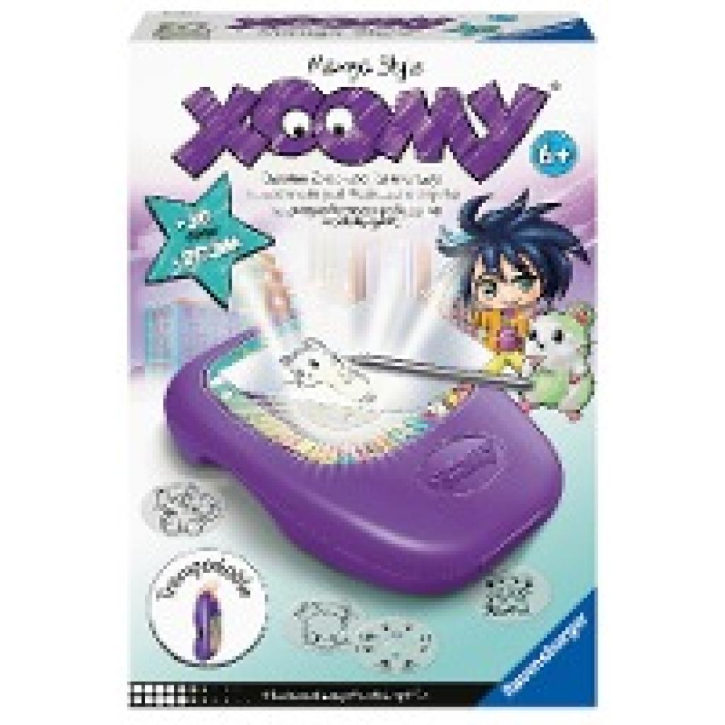 4005556235339 - Malvorlage RAVENSBURGER XOOMY Midi Manga Style Malvorlagen lila Kinder Malen Zubehör Made in Europe  FSC - schützt Wald weltweit