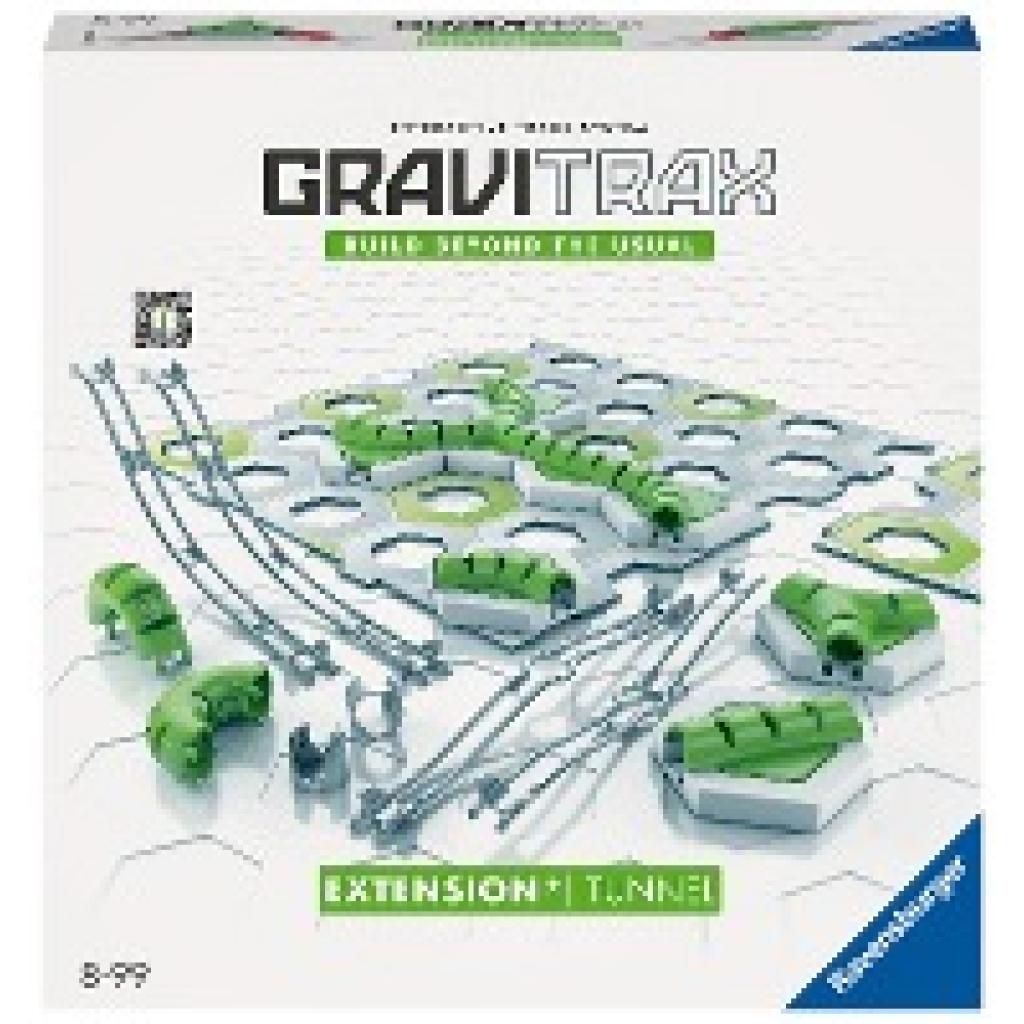 Ravensburger GraviTrax Extension Tunnel - Zubehör für das Kugelbahnsystem. Kombinierbar mit allen GraviTrax Produktlinie