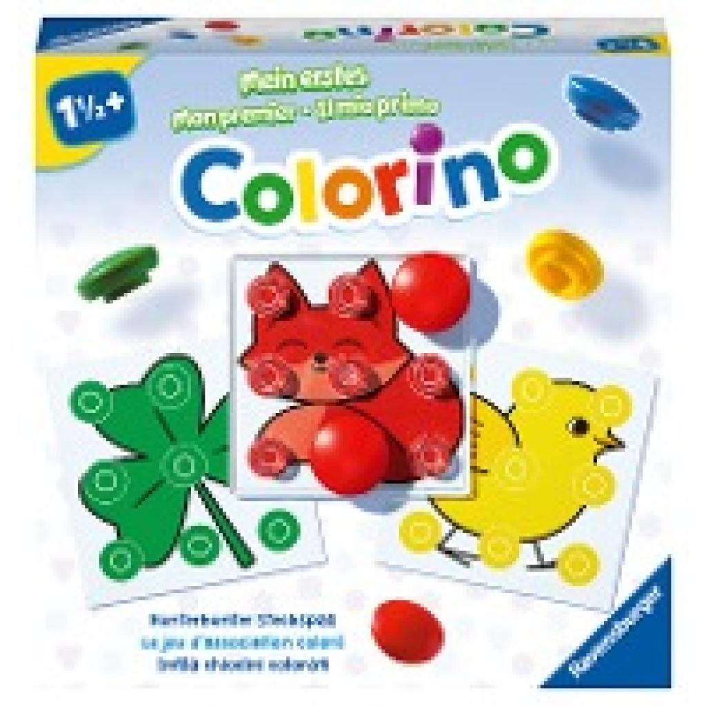 Ravensburger 25981 Mein erstes Colorino, Lernspiel - So wird Farben lernen zum Kinderspiel - Der Spieleklassiker für Kin