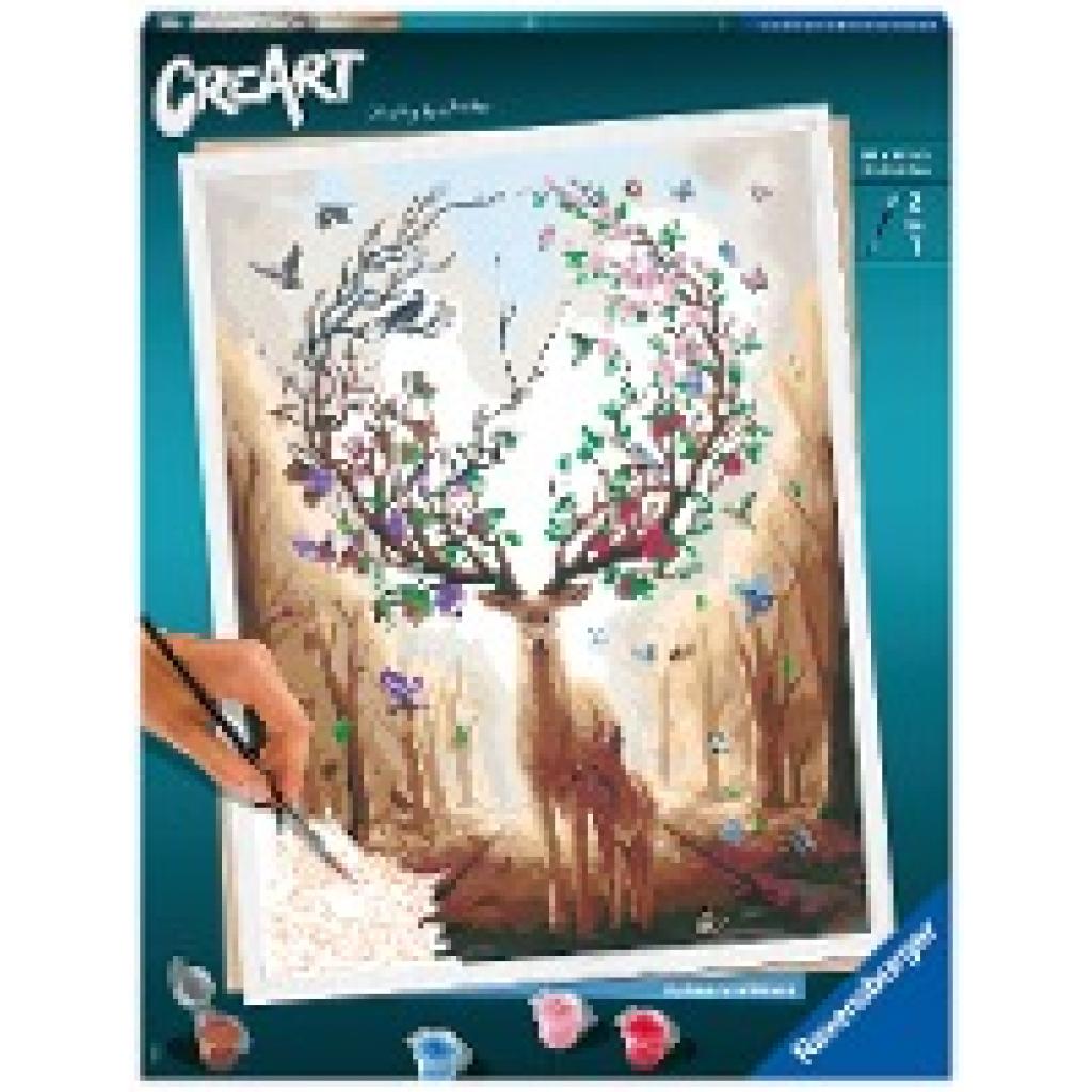 4005556202737 - Malen nach Zahlen RAVENSBURGER Creart - Magnificent Encounter Malvorlagen bunt Kinder Basteln Malen Kosmetik Schmuck Made in Europe FSC schützt Wald weltweit 4005556202737 - Malen nach Zahlen RAVENSBURGER Creart - Magnificent Encounter Malvorlagen bunt Kinder Basteln Malen Kosmetik Schmuck Made in Europe FSC schützt Wald weltweit