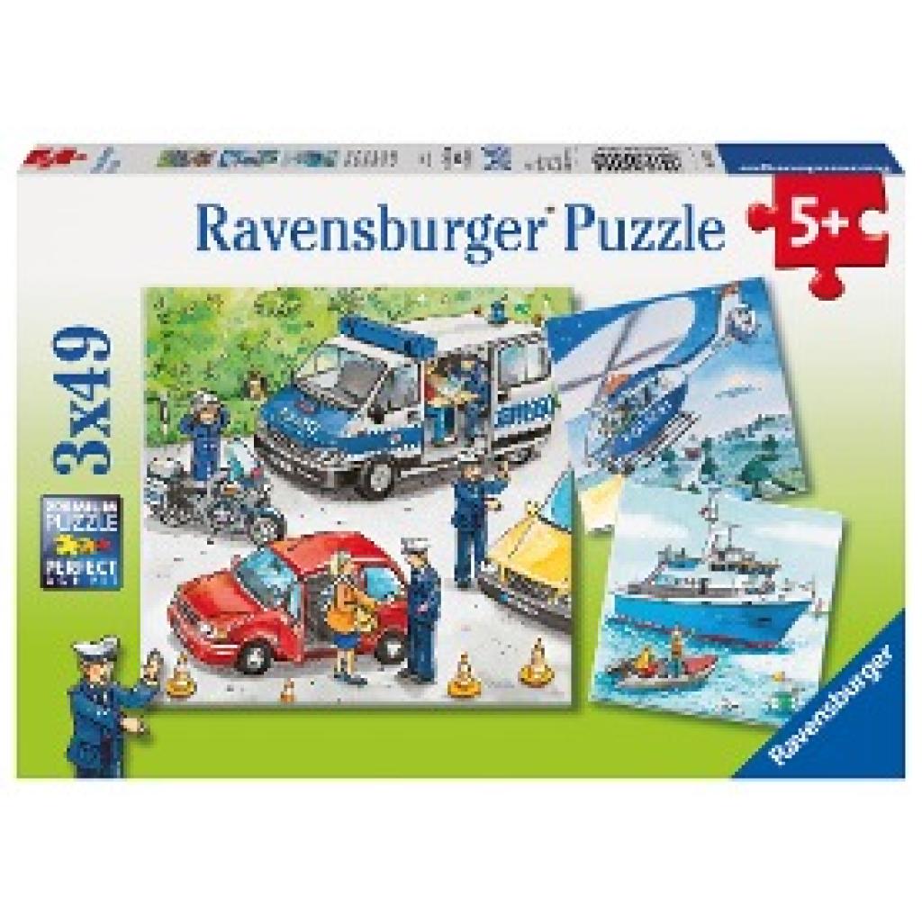 Ravensburger Puzzle. Polizeieinsatz