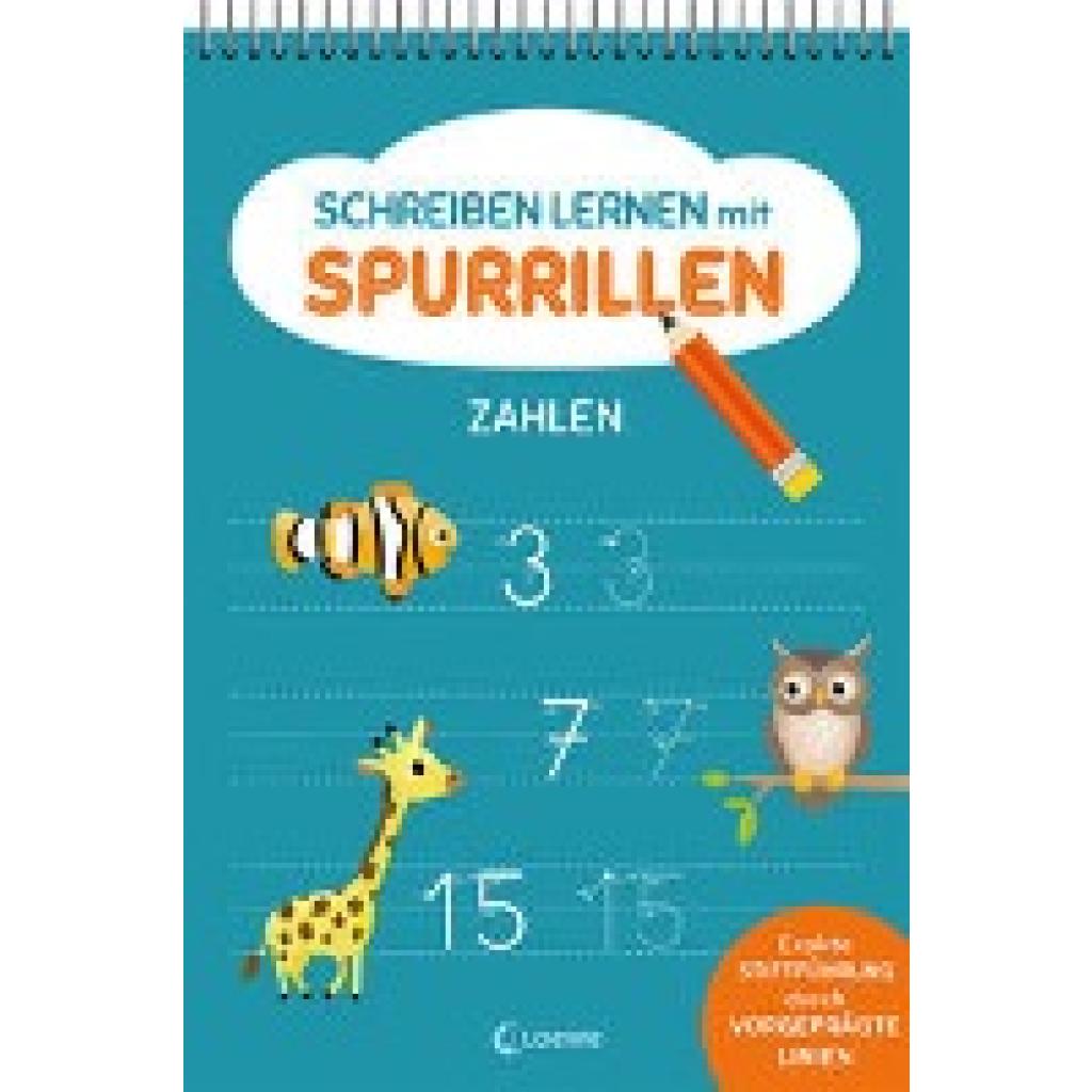 9783743215153 - Schreiben lernen mit Spurrillen - Zahlen Kartoniert (TB) 9783743215153 - Schreiben lernen mit Spurrillen - Zahlen Kartoniert (TB)