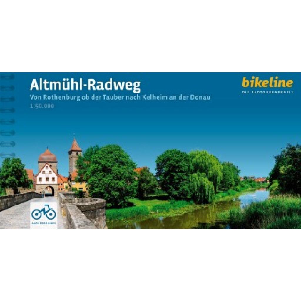9783711101594 - Bikeline Radtourenbücher   Altmühl-Radweg Kartoniert (TB)