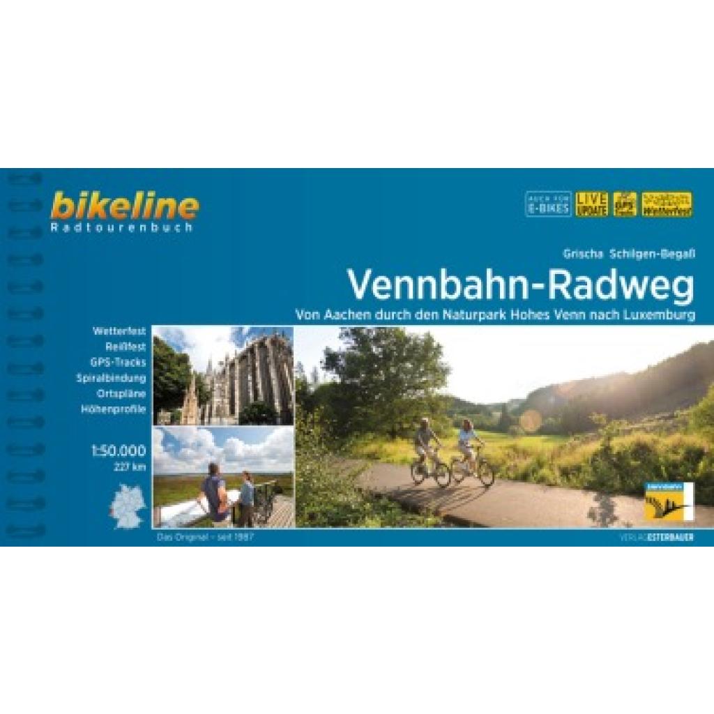 9783711100955 - Bikeline Radtourenbücher   Vennbahn-Radweg Kartoniert (TB)