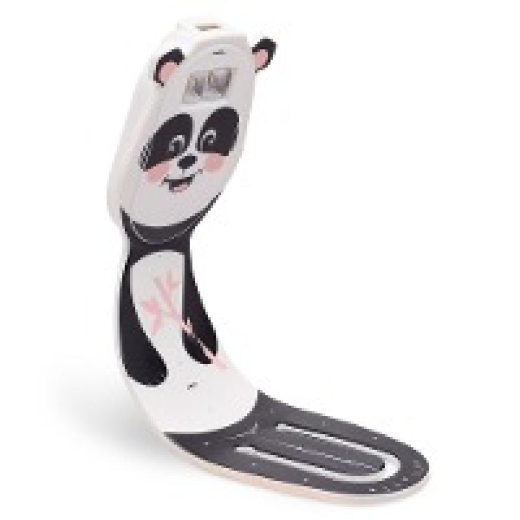 5060058360971 - Flexilight Pals RC (Panda) | wiederaufladbares Leselicht | 2 in 1 Leselampe & Lesezeichen | LED Leselicht | Geschenk für Leser Buchliebhaber | Deutsche Ausgabe