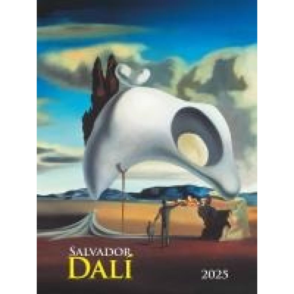 Salvador Dali 2025 - Bild-Kalender 42x56 cm - Kunst-Kalender - Wand-Kalender - Malerei - Alpha Edition