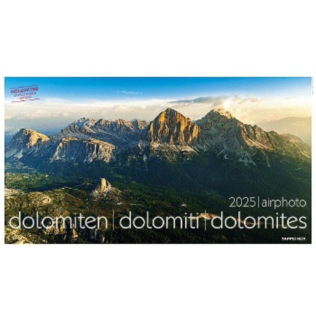 Luftbildkalender Dolomiten 2025