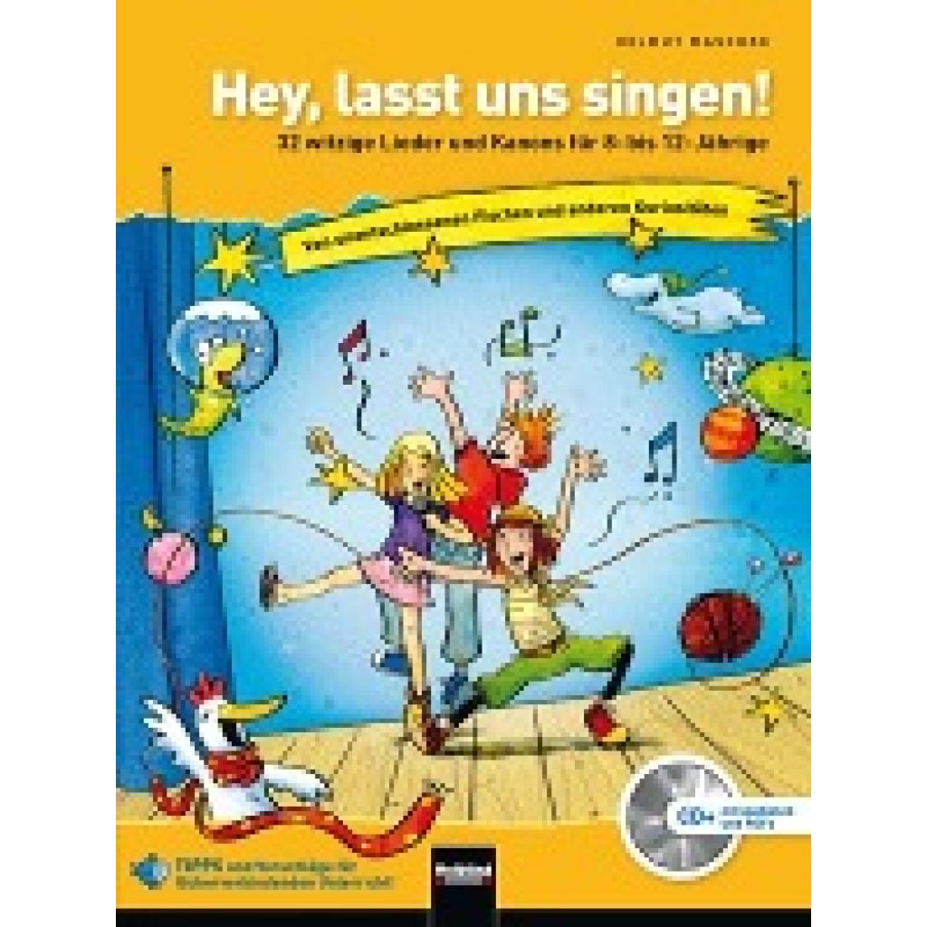 9783850617642 - Hey lasst uns singen m Audio-CD - Helmut Maschke Kartoniert (TB)