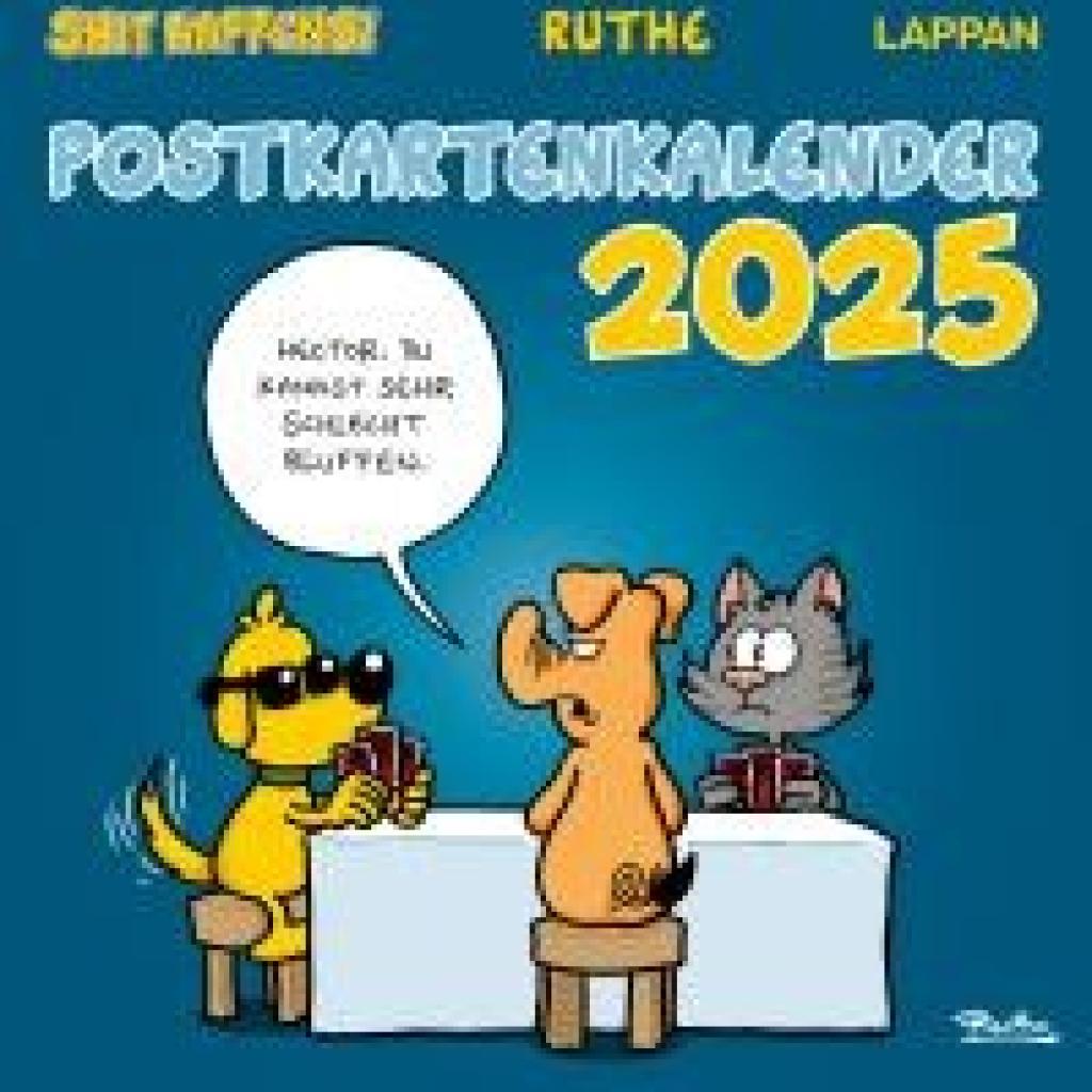 Ruthe, Ralph: Shit happens! Postkartenkalender 2025