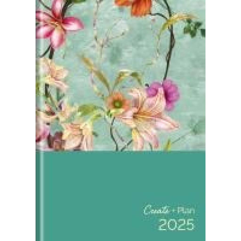 Buchkalender Create & Plan Floral 2025