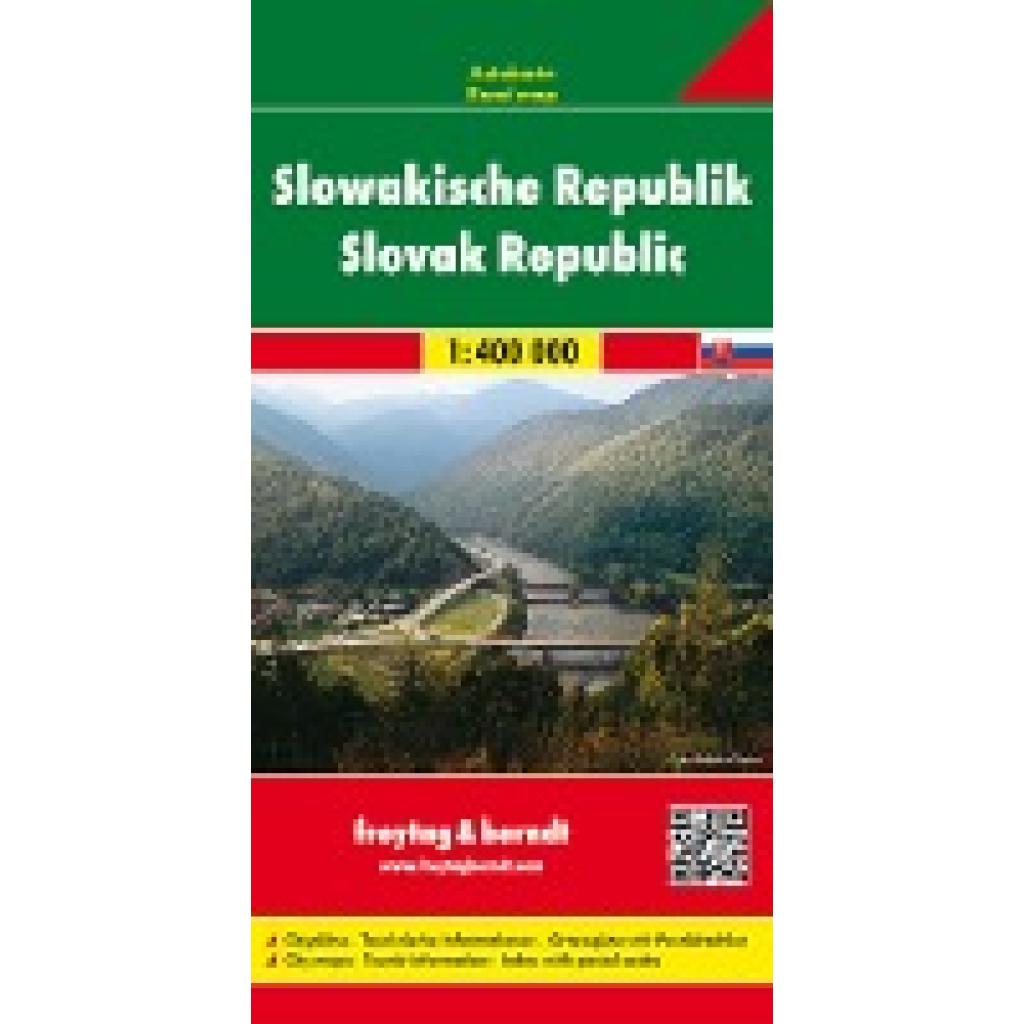 Slowakische Republik 1 : 400 000. Autokarte