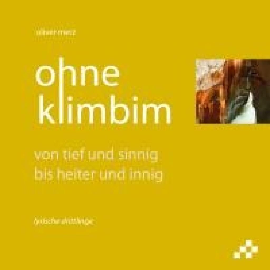 9783039650057 - ohne klimbim - Oliver Merz Gebunden