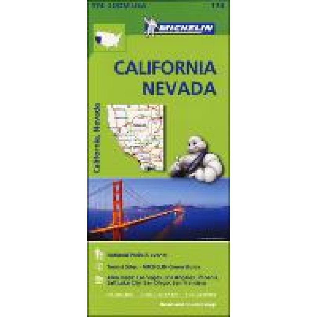 Michelin Californien Nevada 1 : 1 267.200