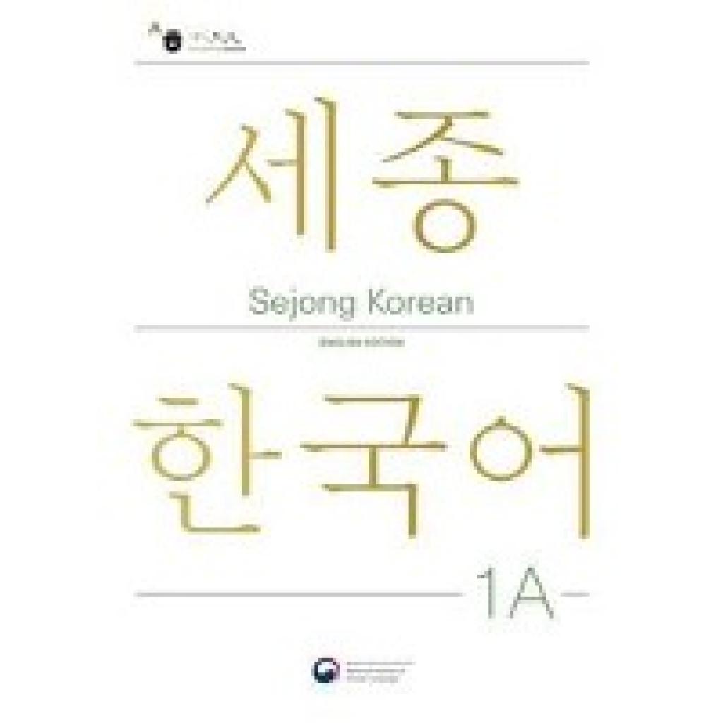 9781635190434 - Sejong Korean Student Book 1A - English Edition m 1 Audio Kartoniert (TB)