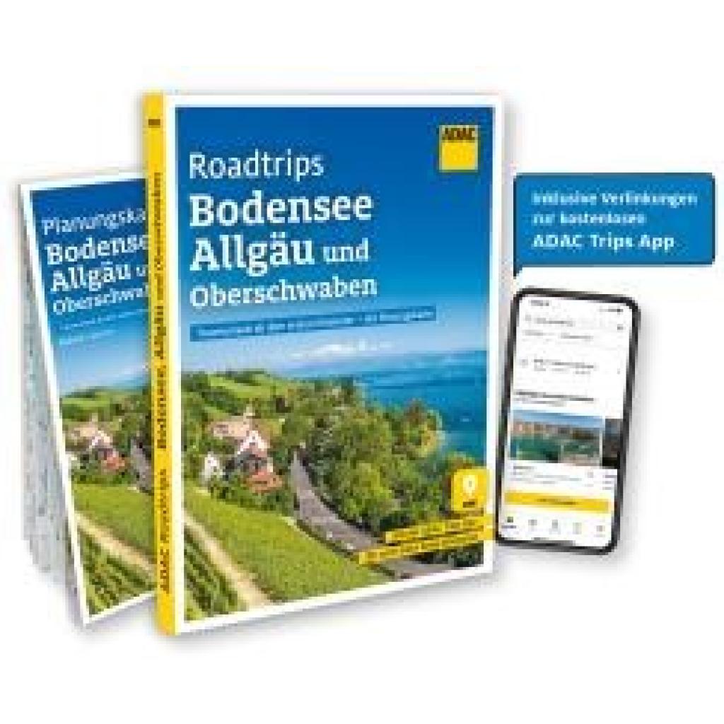 9783986451134 - ADAC Roadtrips - Bodensee Allgäu und Oberschwaben Kartoniert (TB)