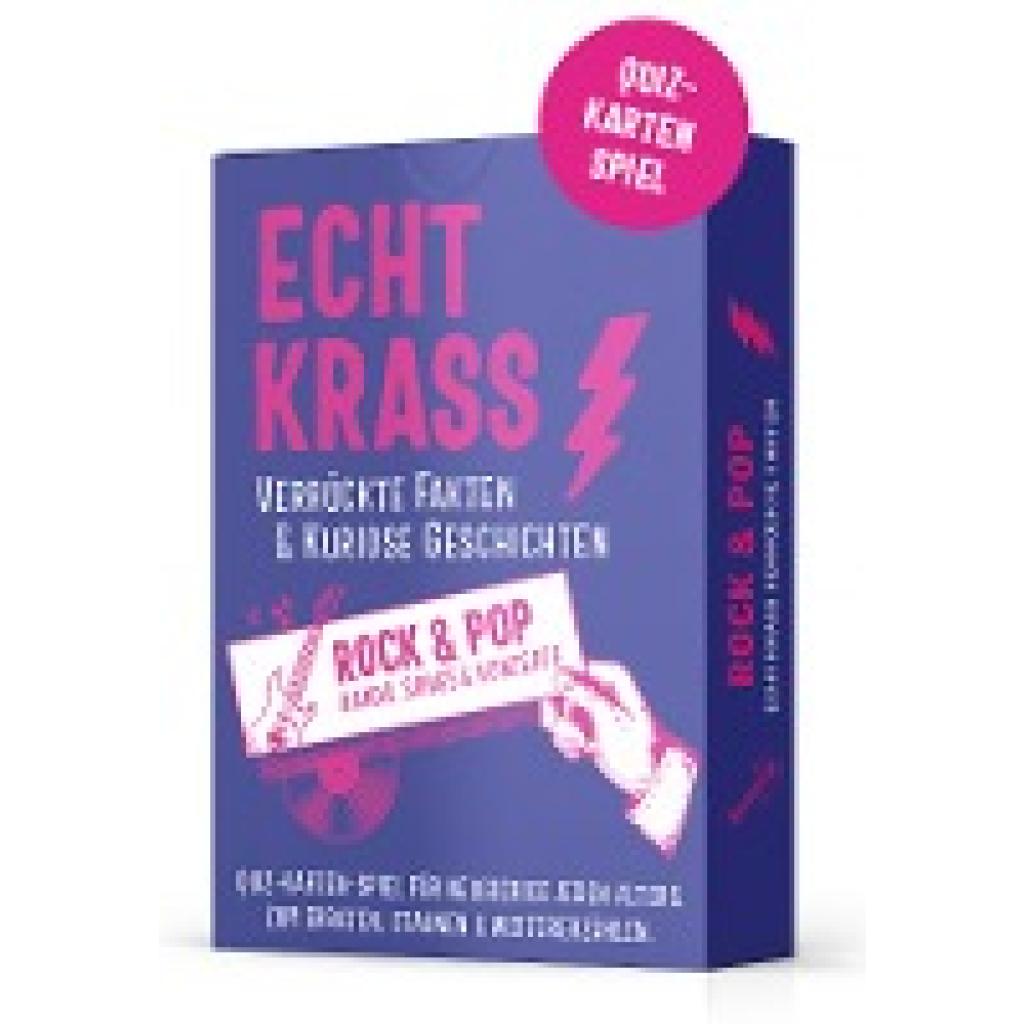9783981267457 - Echt krass verrückte Fakten und kuriose Geschichten - Echt krass verrückte Fakten & kuriose Geschichten - Rock & Pop (Quiz-Karten-Spiel) 9783981267457 - Echt krass verrückte Fakten und kuriose Geschichten - Echt krass verrückte Fakten & kuriose Geschichten - Rock & Pop (Quiz-Karten-Spiel)