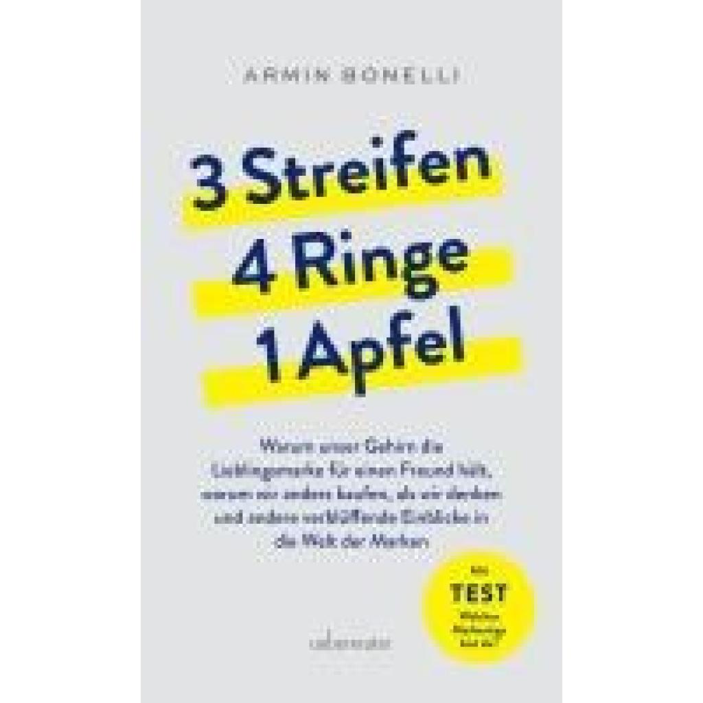 9783800078653 - 3 Streifen 4 Ringe 1 Apfel - Armin Bonelli Kartoniert (TB)