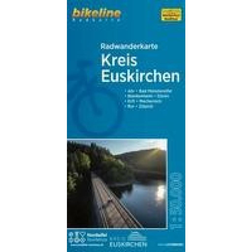 9783711101464 - bikeline Radwanderkarte   Radwanderkarte Kreis Euskirchen Karte (im Sinne von Landkarte)