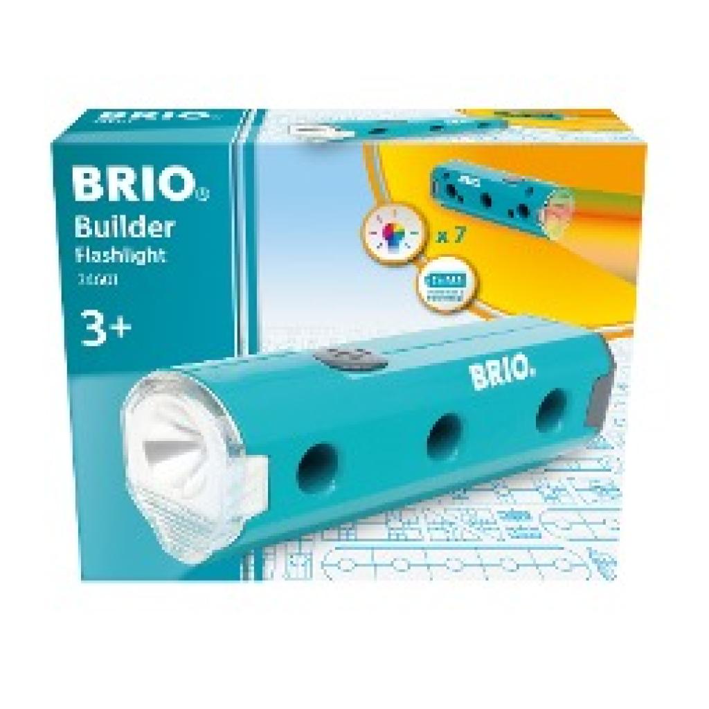BRIO Builder - 34601 Taschenlampe | Entwicklungsförderndes Konstruktionsspielzeug für Kinder ab 3 Jahren