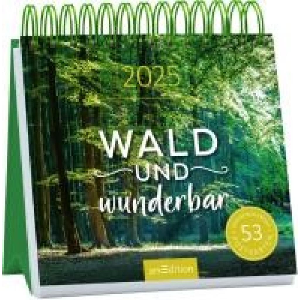 Postkartenkalender Wald und wunderbar 2025